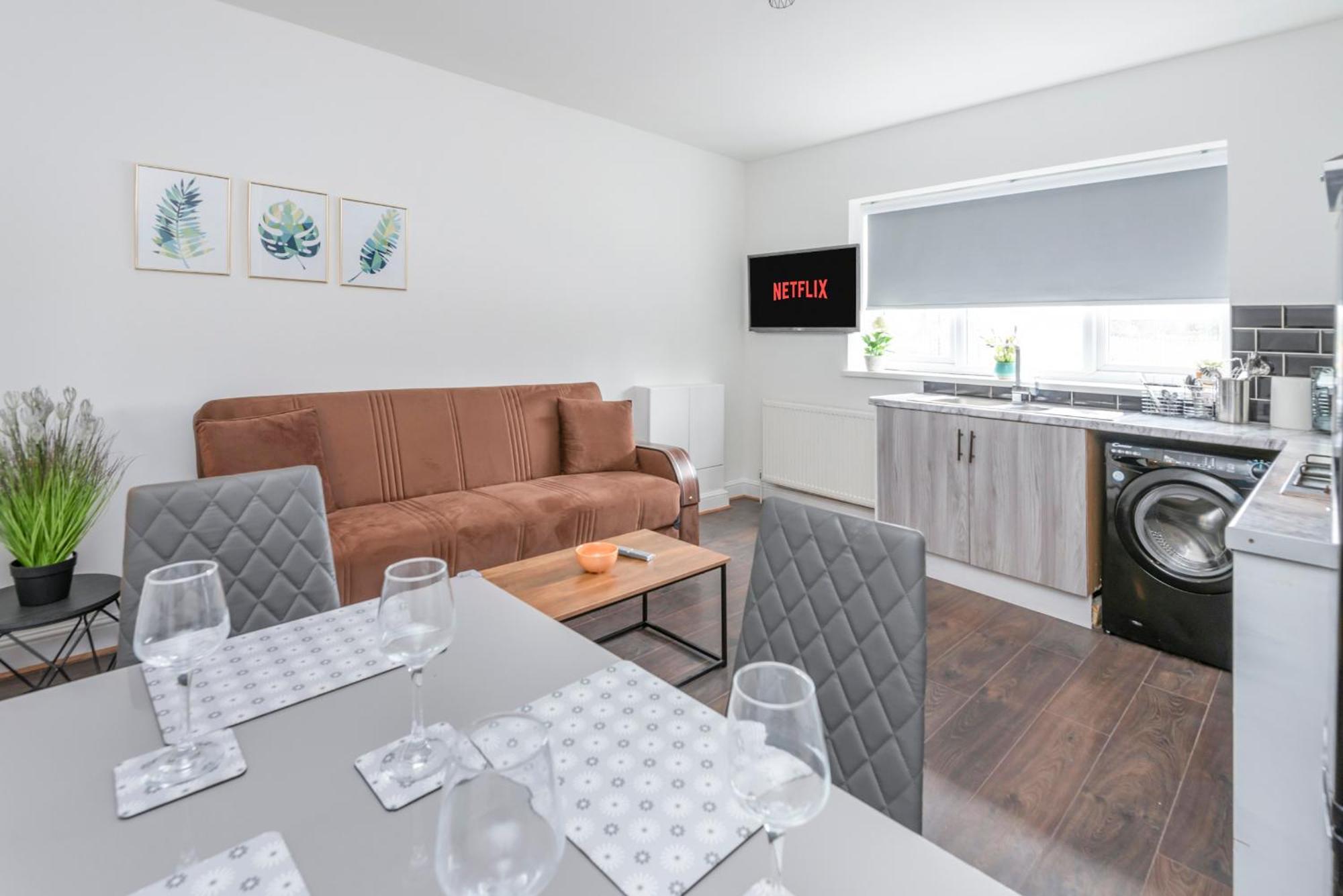 Modern Family Home W/Wi-Fi, Netflix, Self Check-In 伦敦 外观 照片